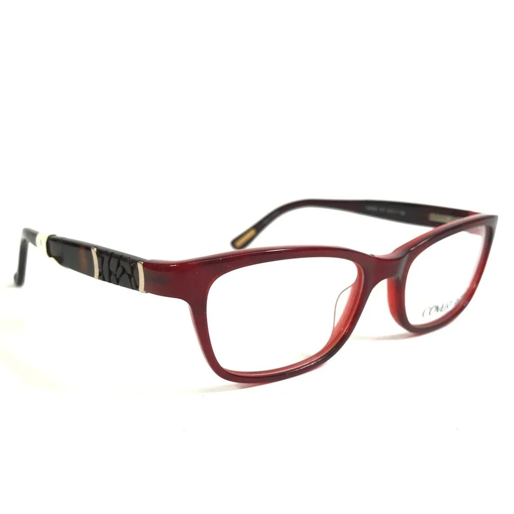 Covergirl Eyeglasses Frames CG0531 071 Bordeaux Red Tortoise Cat Eye 51-17-135